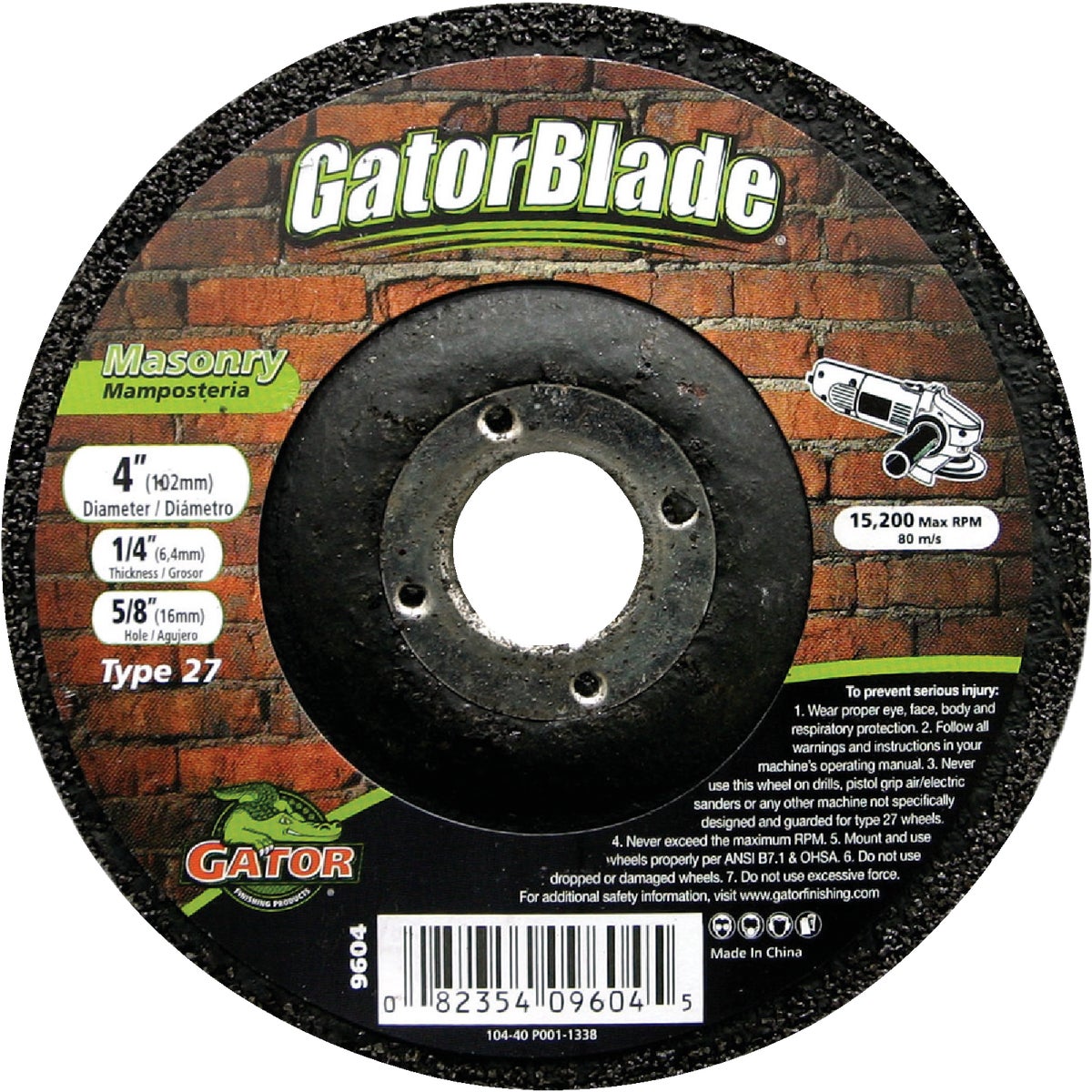 Gator Blade Type 27 Cut-Off Wheel 310840