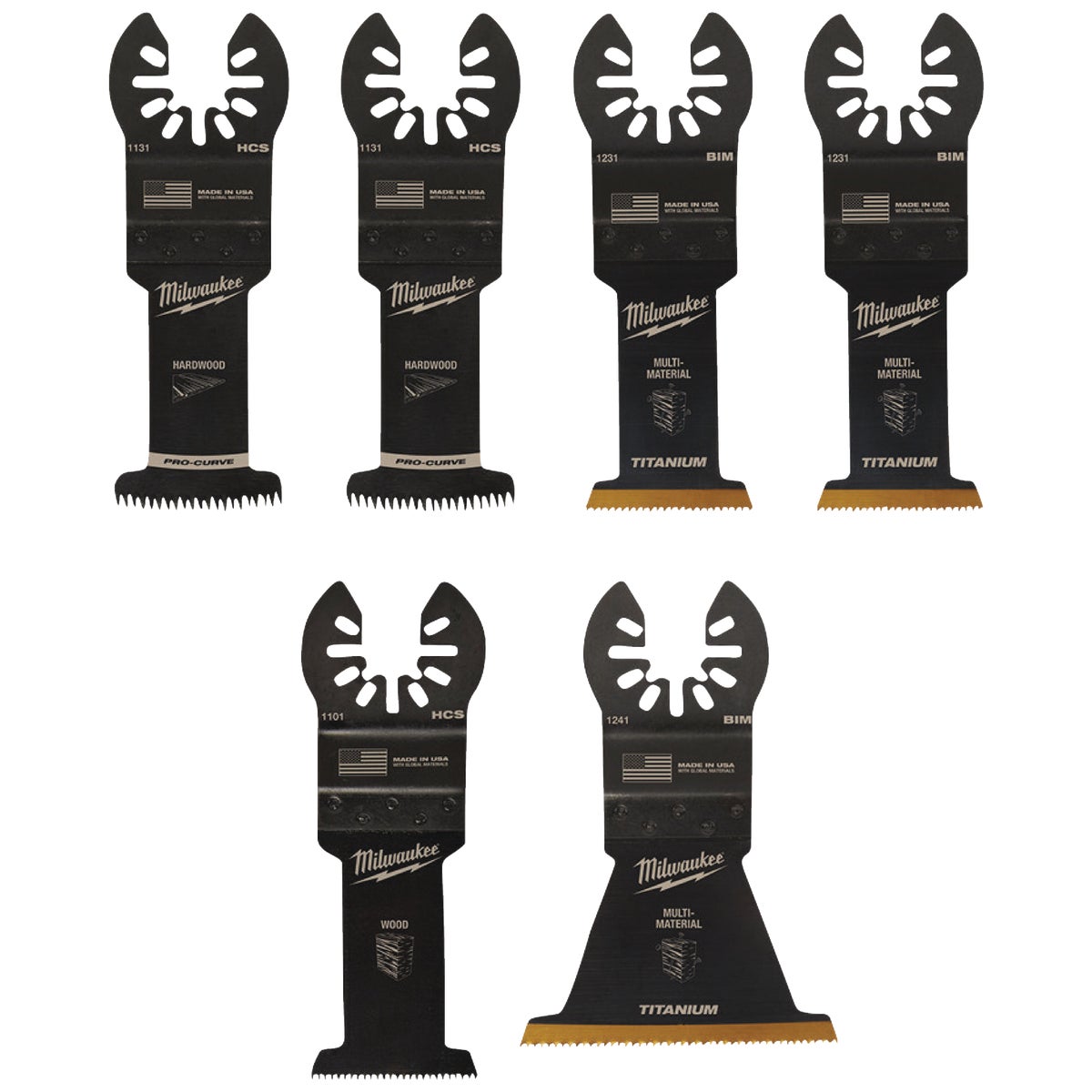 6PC MULTI-TOOL BLADE KIT