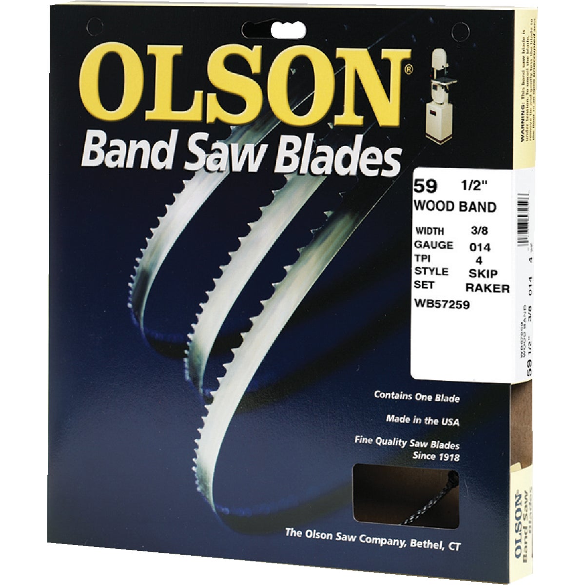 59-1/2" 4TPI WOOD BLADE