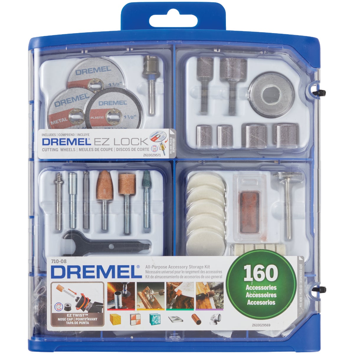 700-03 185 Piece Accessory Kit For Versatile Crafting And Diy Projects