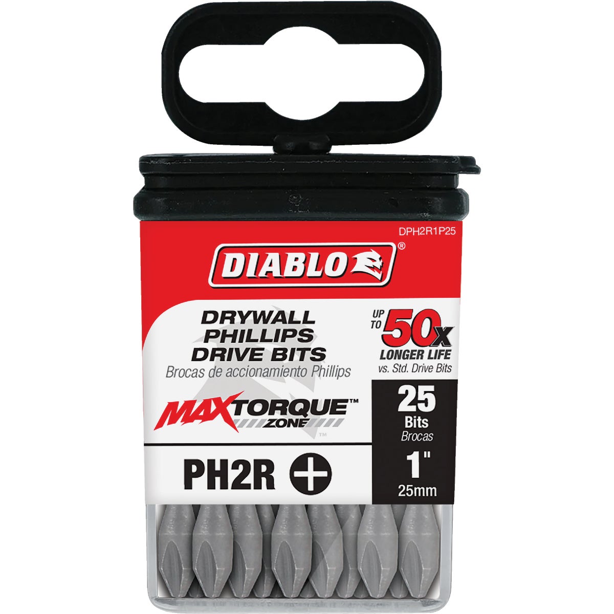 25PK 1" #2 PHILLIPS BIT