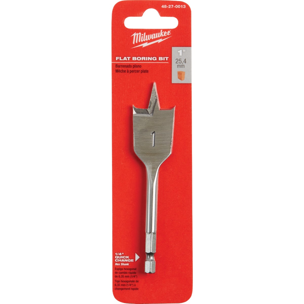 1 X 4.5 SPADE BIT