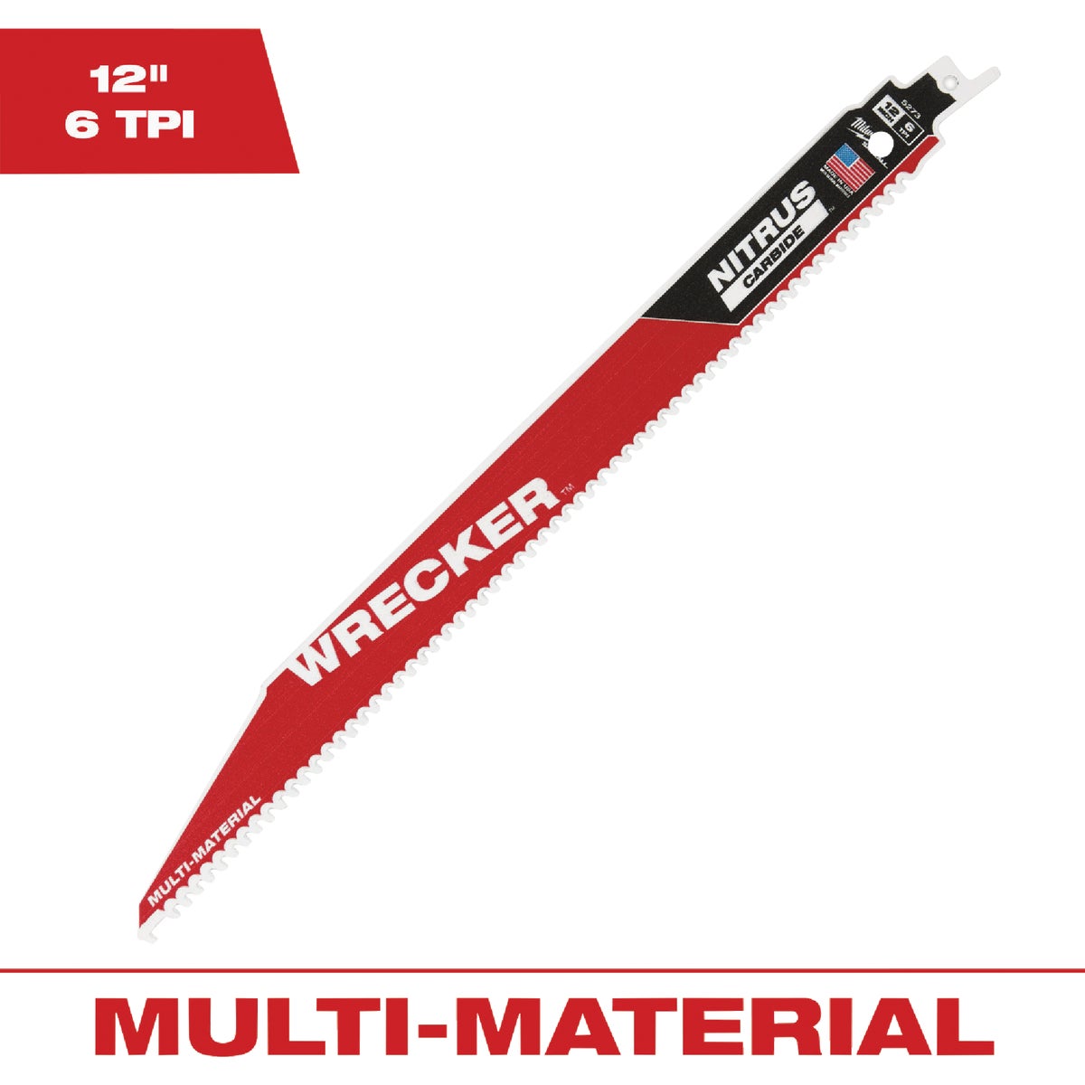 12" 6TPI WRECKER BLADE
