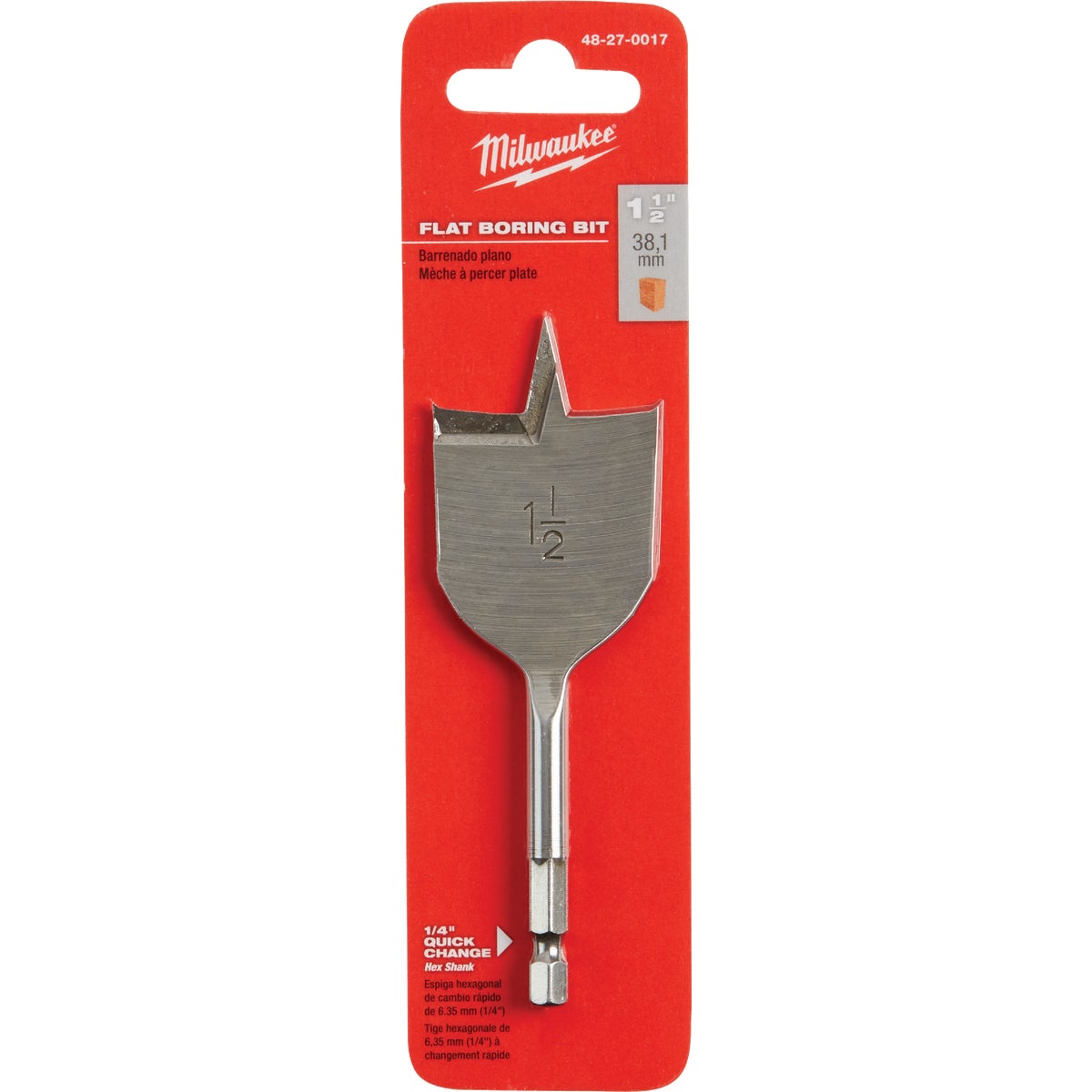 1-1/2 X 4.5 SPADE BIT