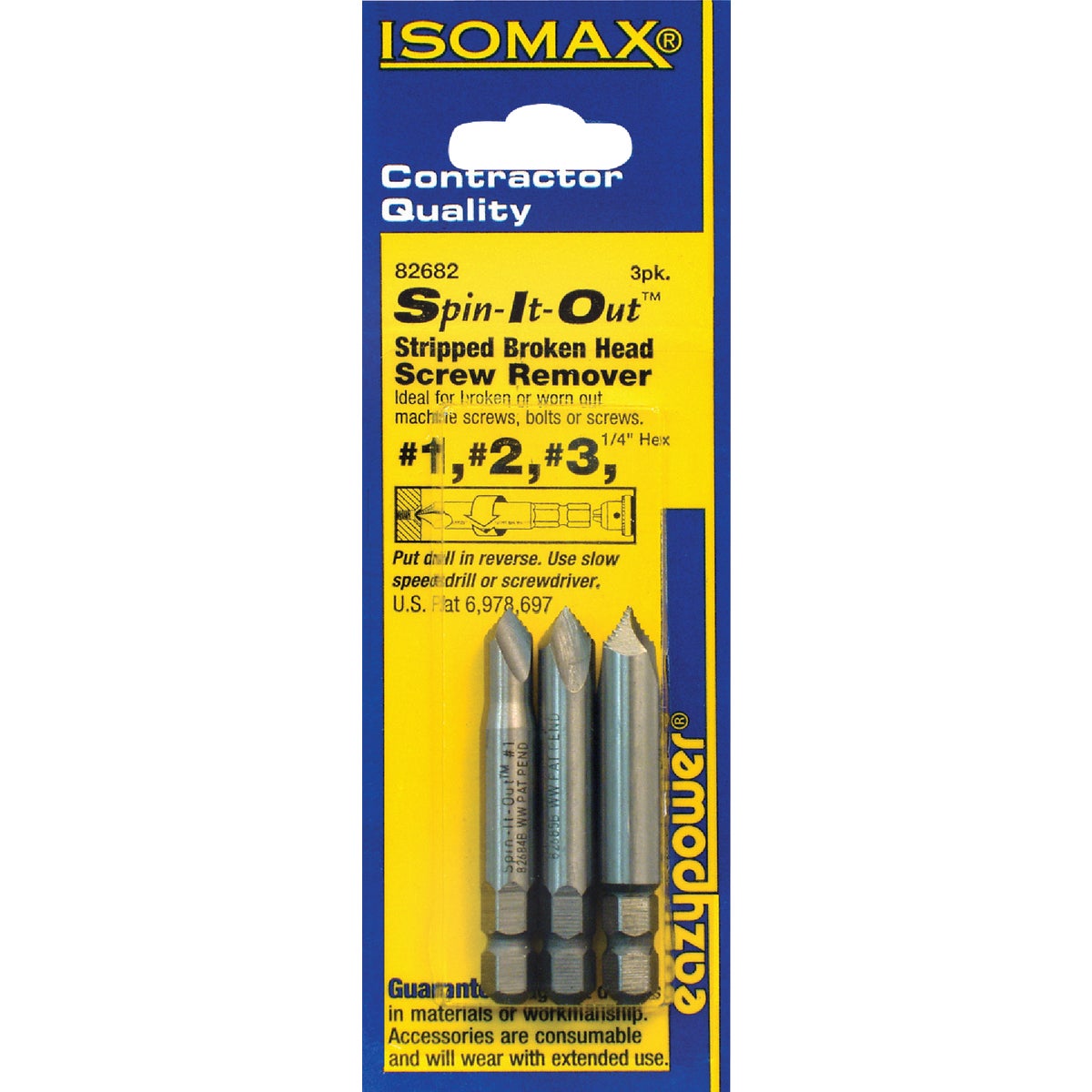 3PC SCREW REMOVER SET