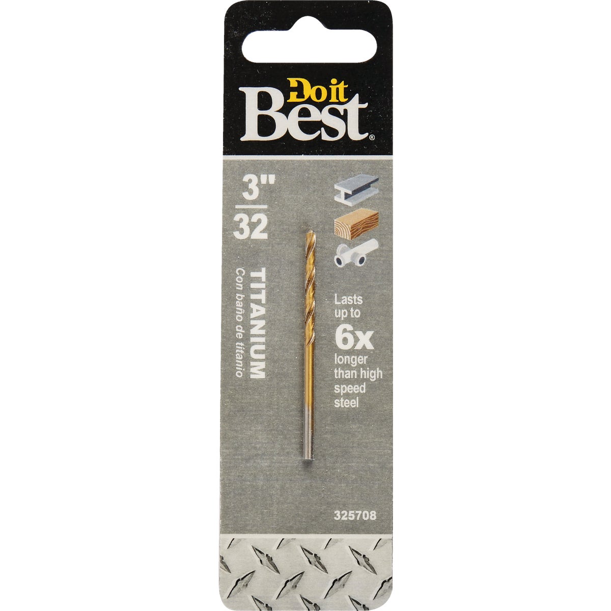 Do it Best 3/32 In. Titanium Drill Bit 325708