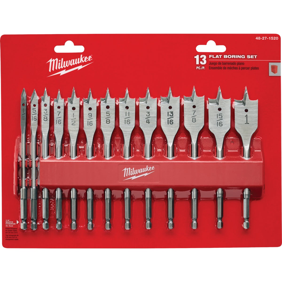 Spade Bit Set