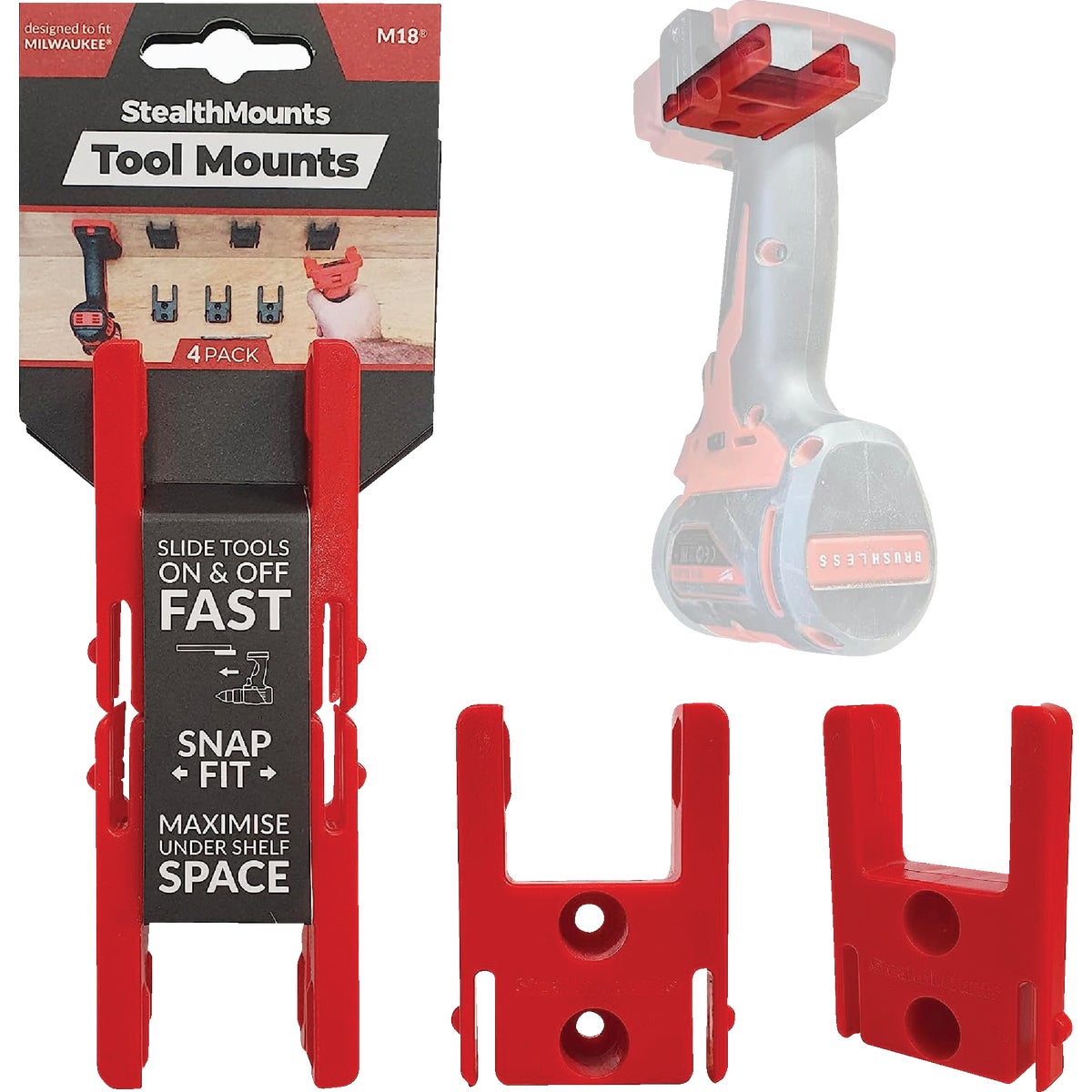 4PK MW18 TOOL MOUNTS