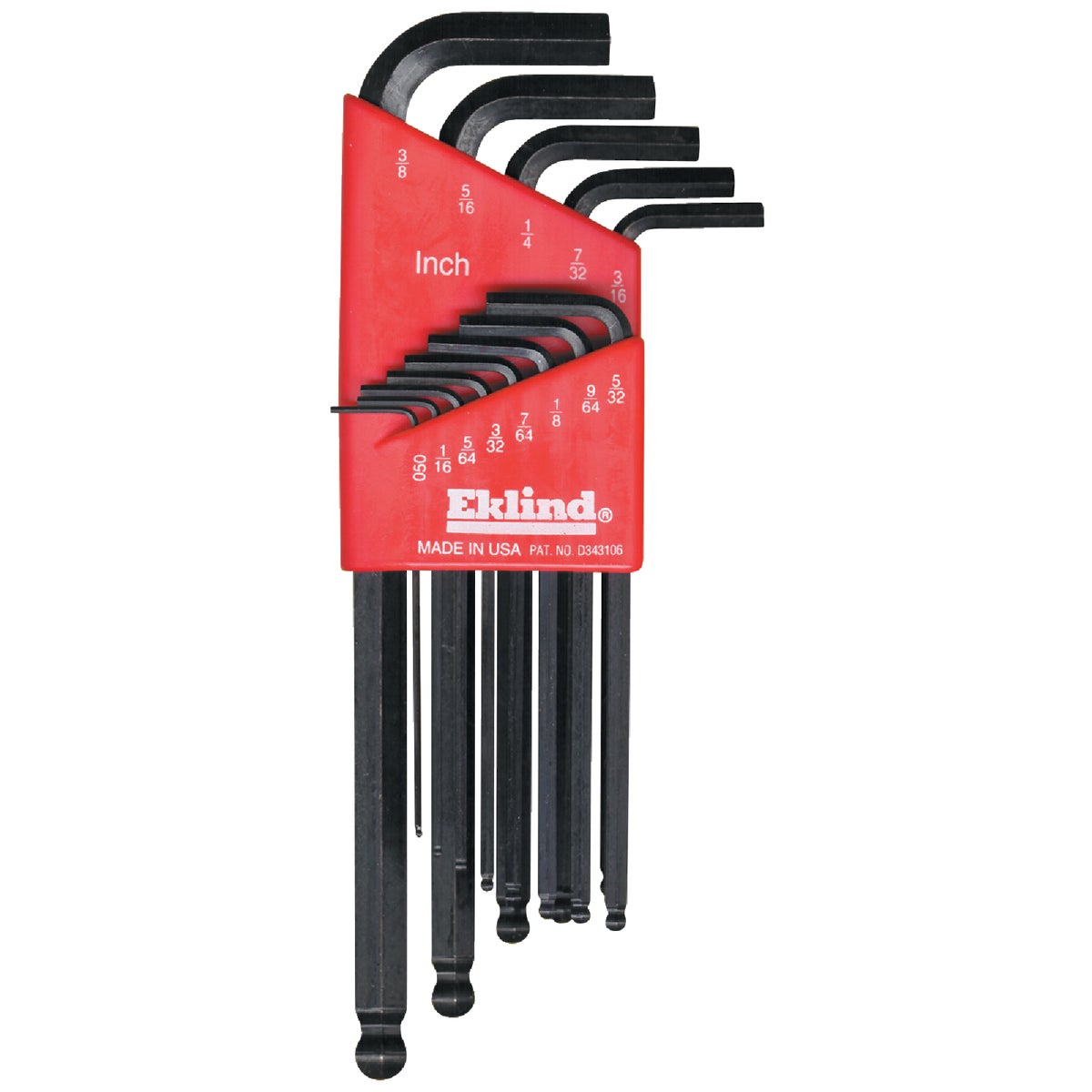 Eklind Standard Ball-End Hex Key Set, 13-Piece 339199