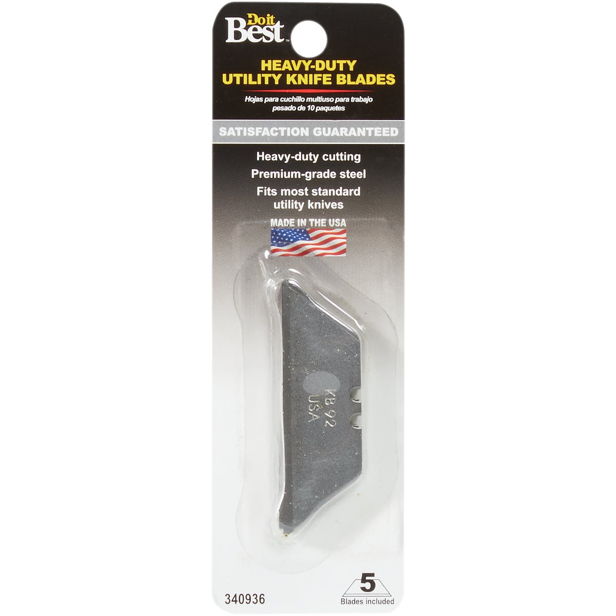 Do it Best Heavy-Duty Utility Knife Blade 340936