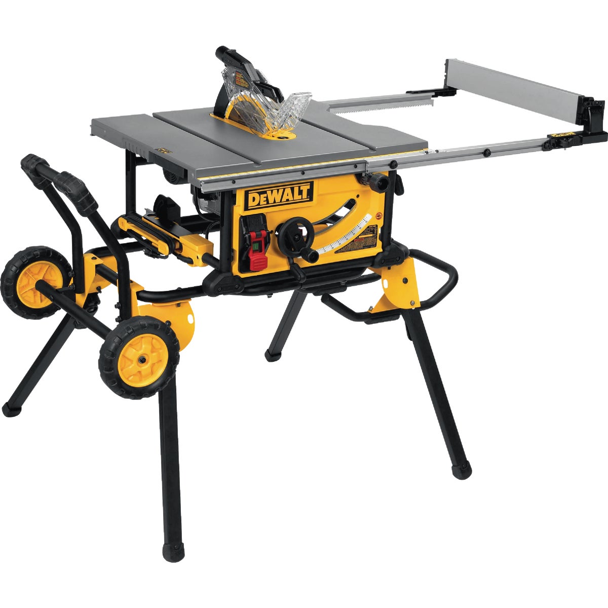 DeWalt Compact Job Site Table Saw with Rolling Stand 347253