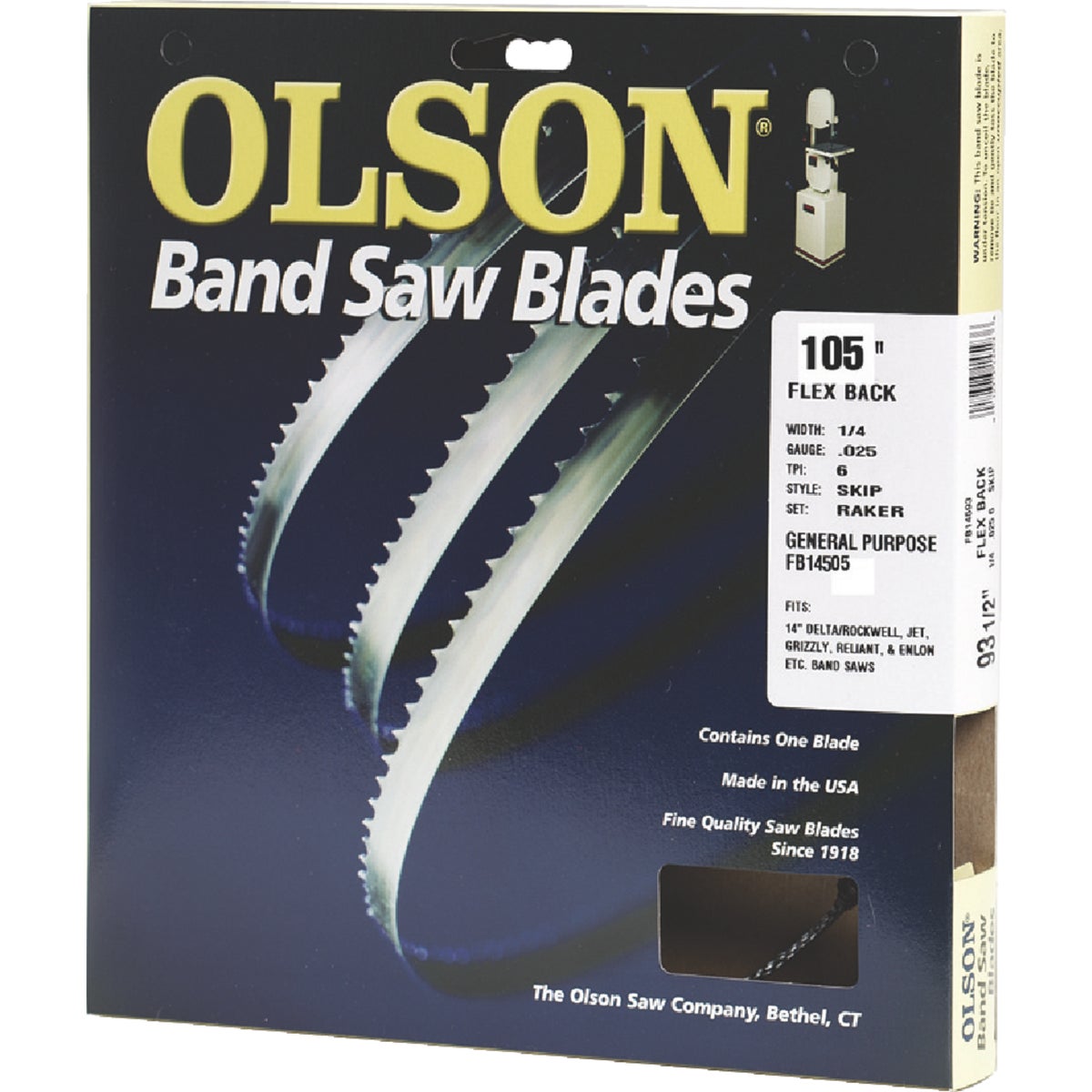 105" 6 TPI SAW BLADE