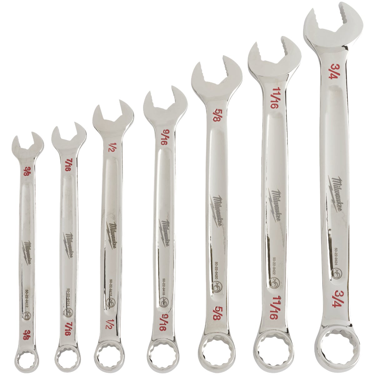 7PC SAE WRENCH SET