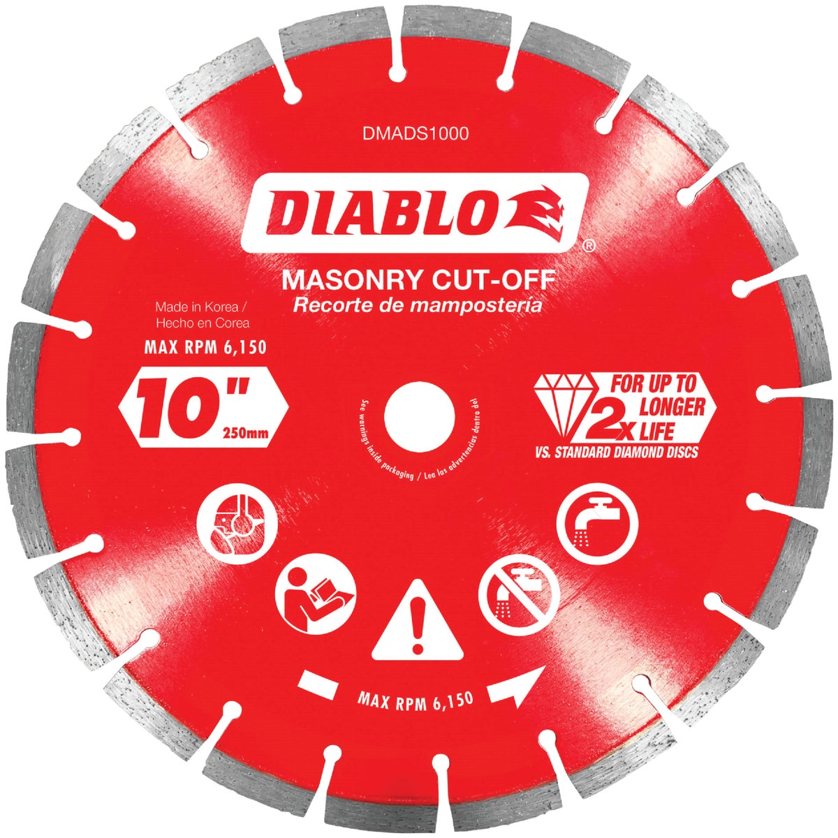 10"  DIAMOND MASNRY DISC