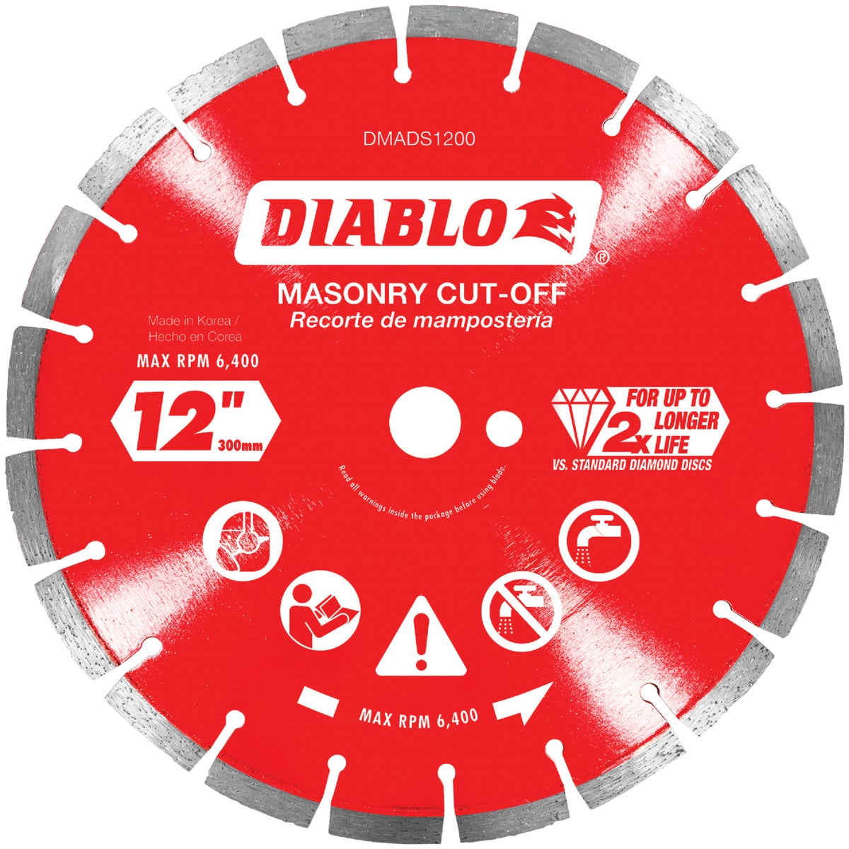 12"  DIAMOND MASNRY DISC