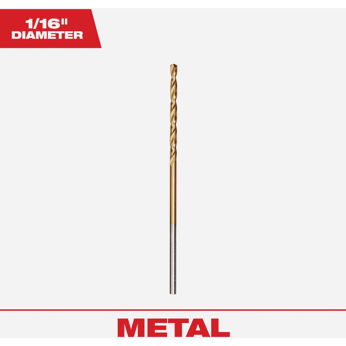 Milwaukee THUNDERBOLT 1/16 In. Titanium Drill Bit (2-Pack)