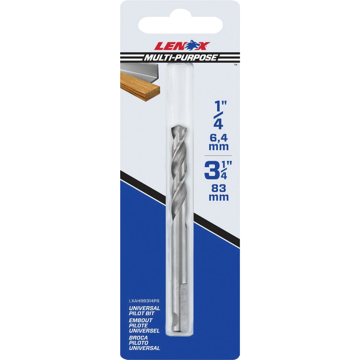 1/4X3.25 PILOT DRILL BIT