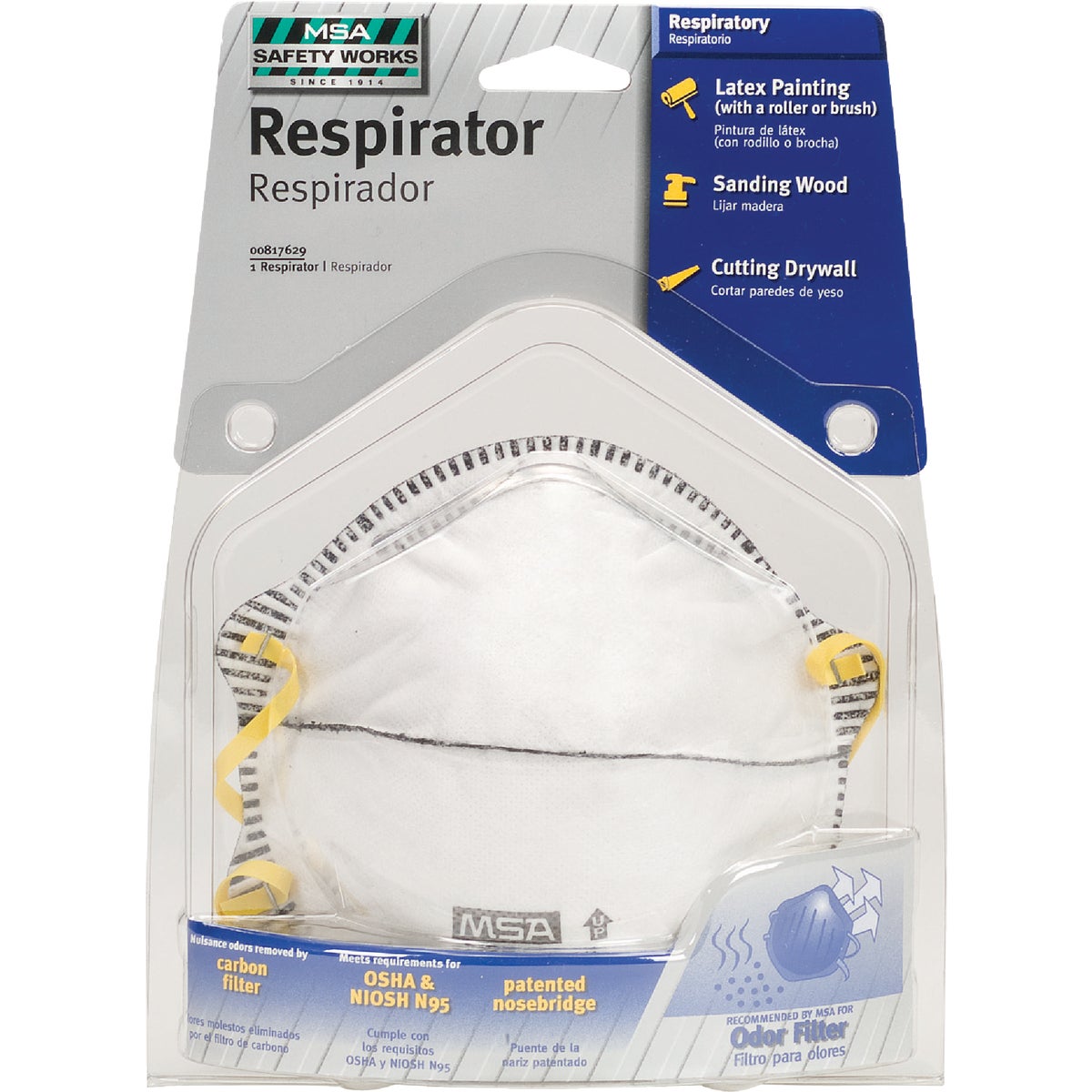 Safety Works Harmful Dust Respirator with Odor Filter 361183