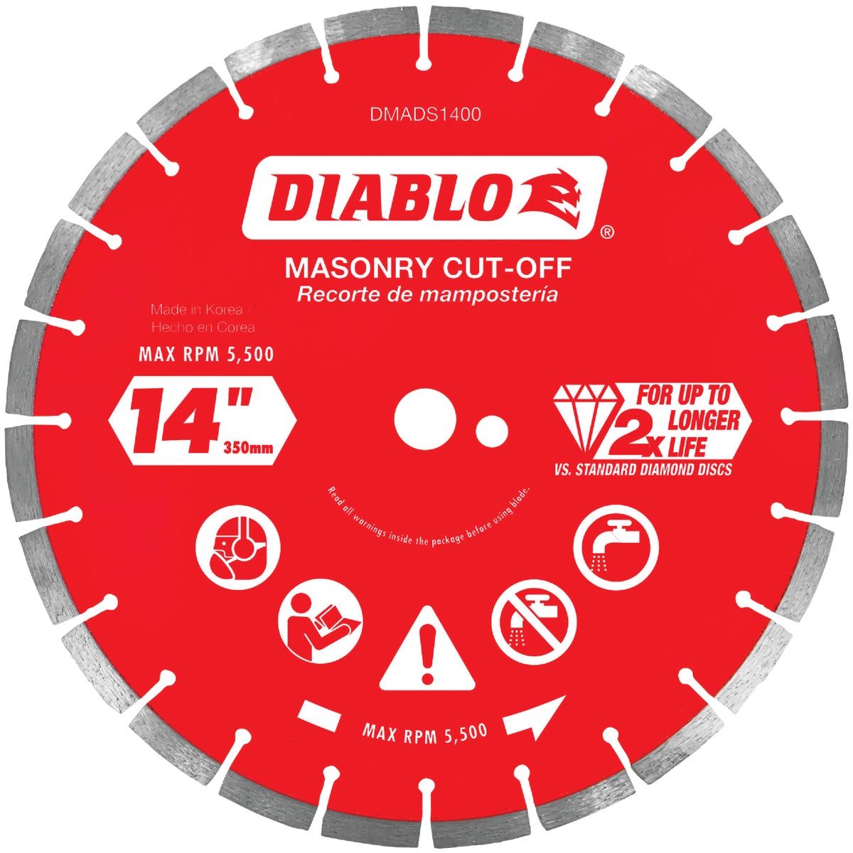 14"  DIAMOND MASNRY DISC