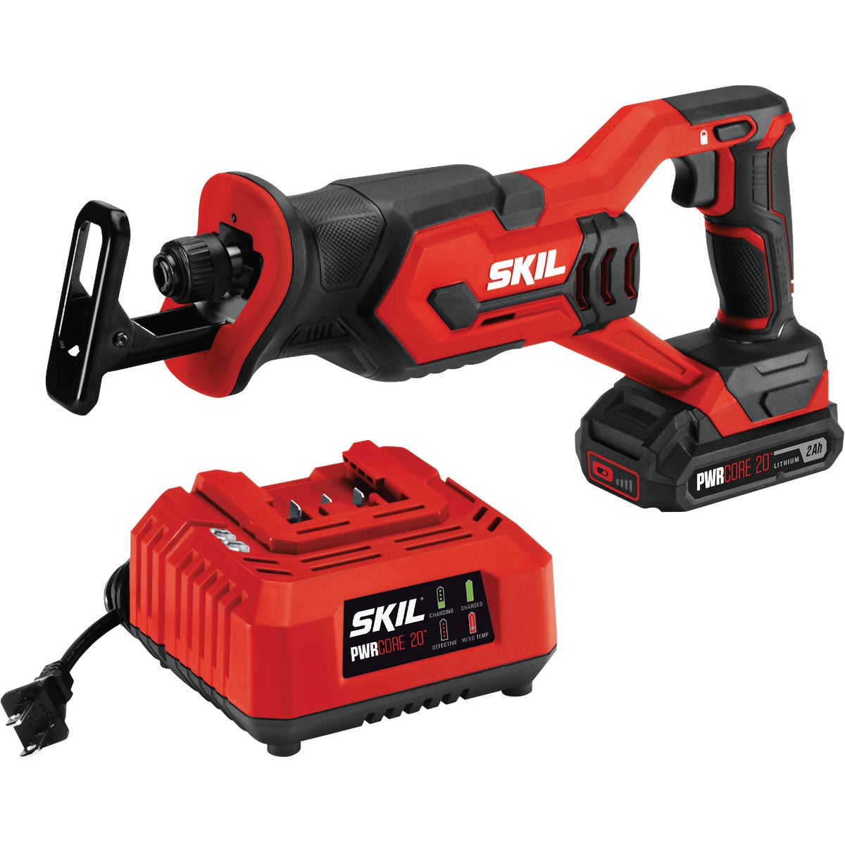 SKIL 20V PWRCore Lithium-Ion Cordless Reciprocating Saw Kit 371016