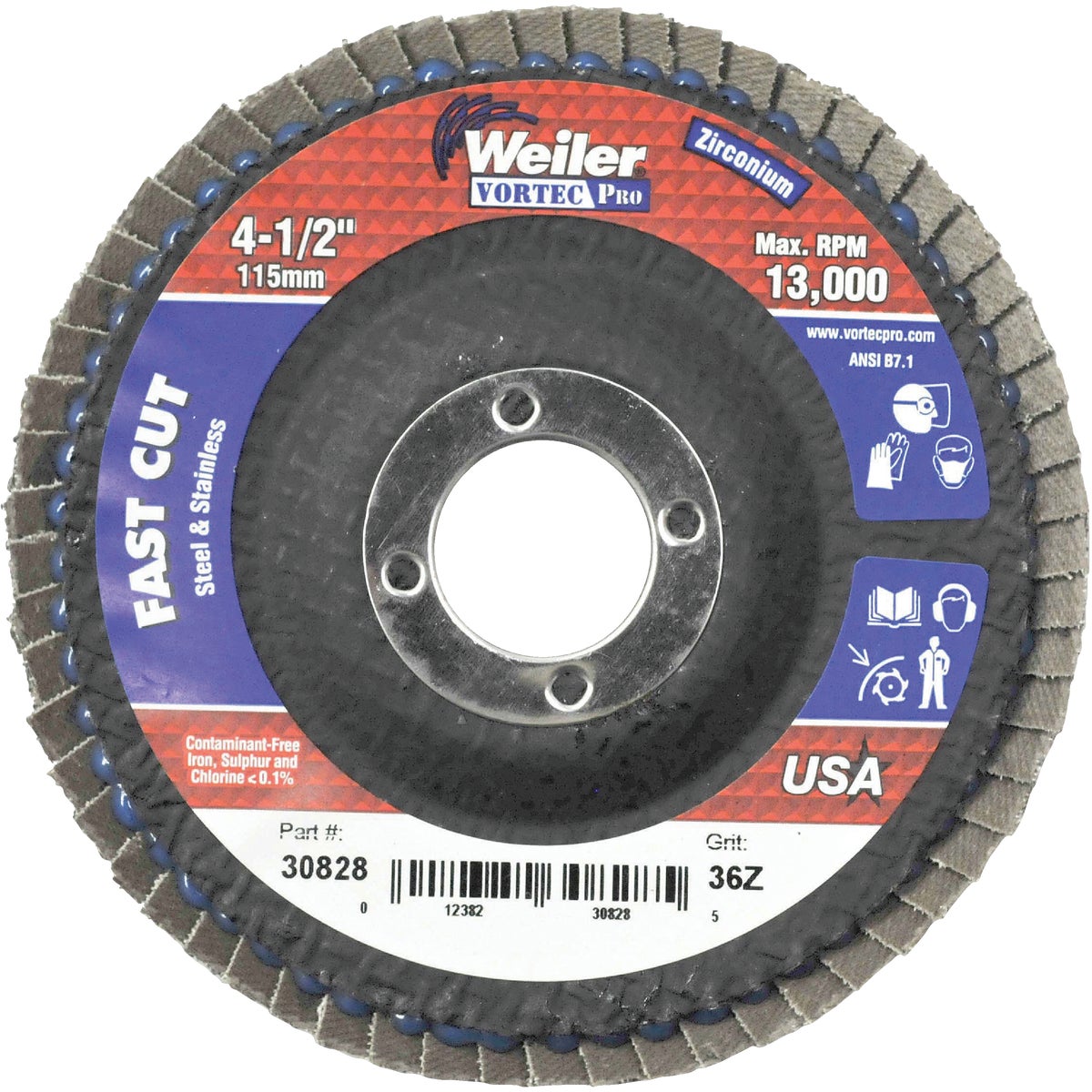 4-1/2" 36G FLAP DISC