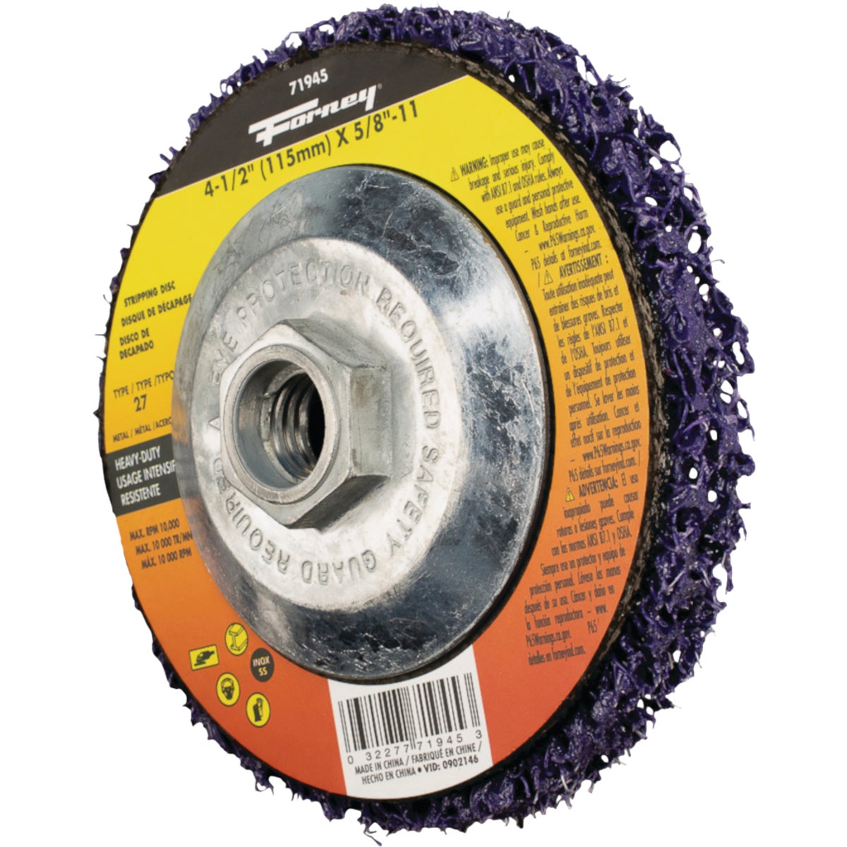 4-1/2X5/8 H-D DISC