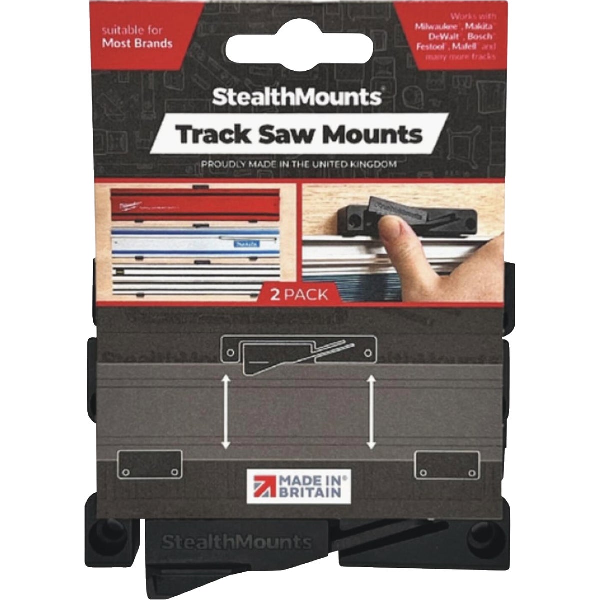 2PK TRACK SAW RAIL MOUNT