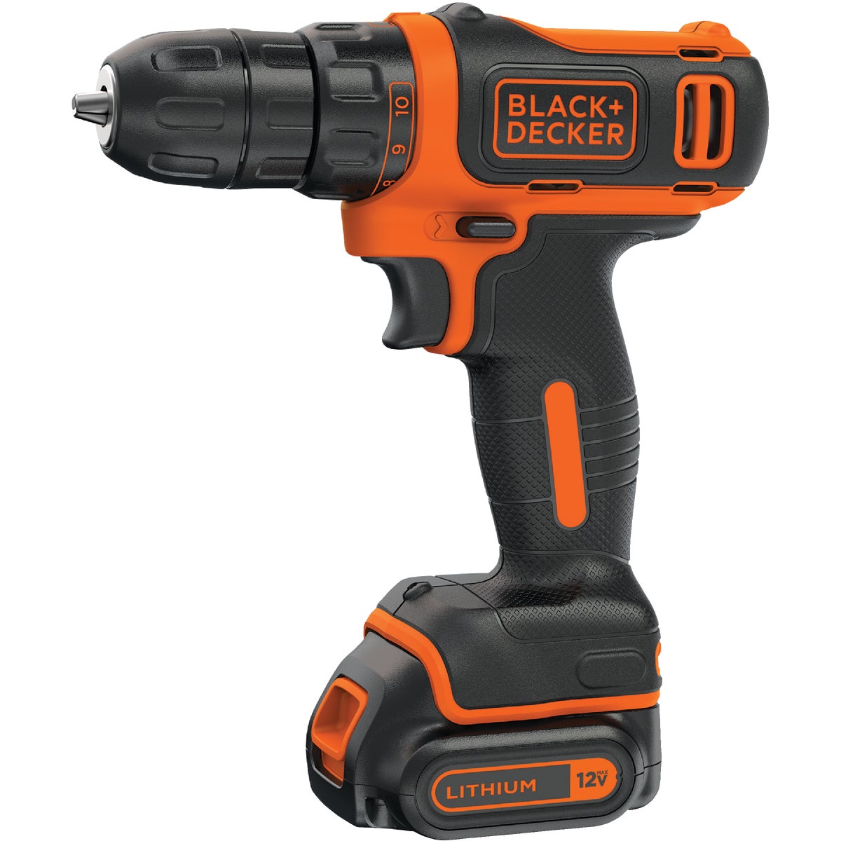 Black & Decker 12 Volt MAX Lithium-Ion 3/8 In. Cordless Drill Kit 383724