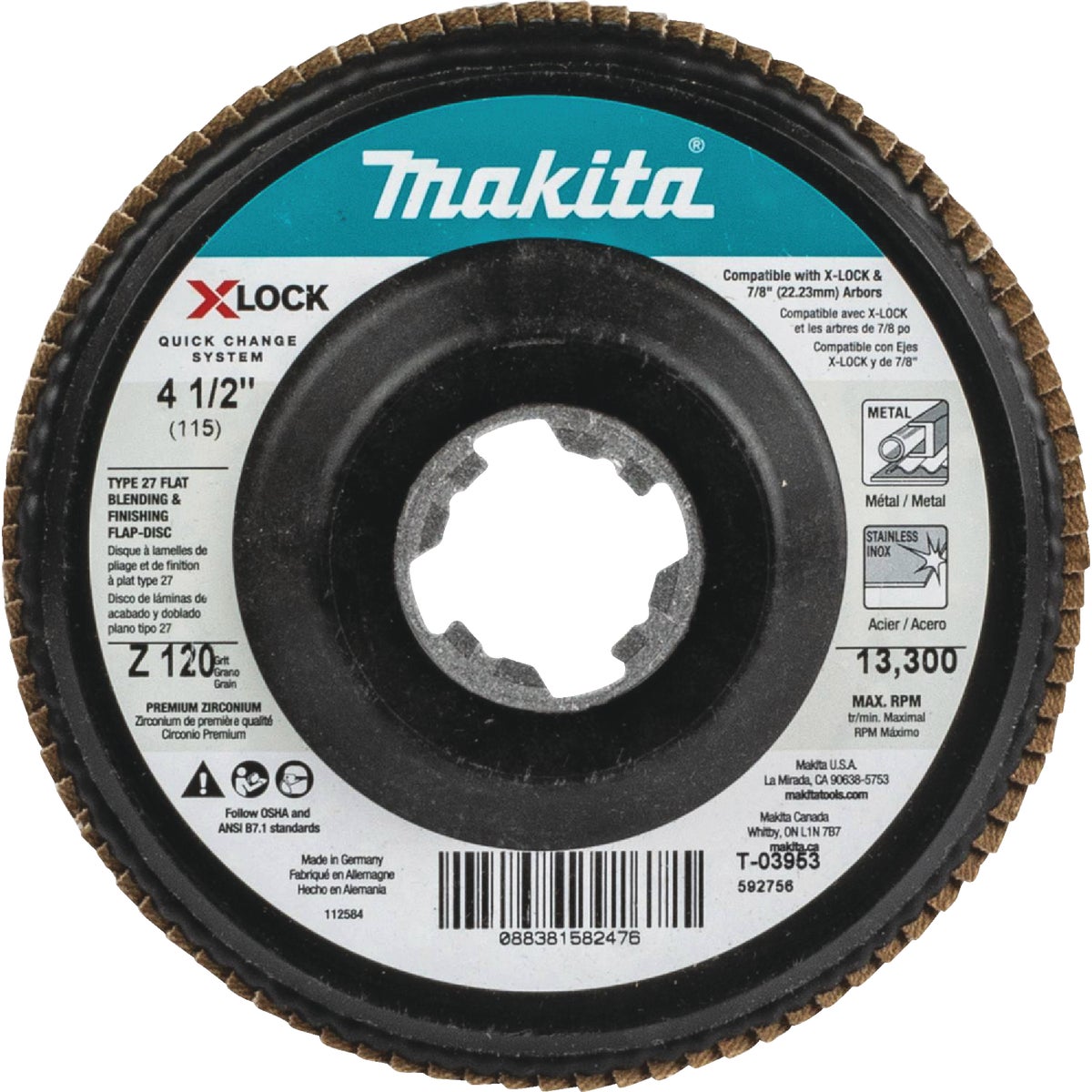 4.5" 120G FLAP DISC