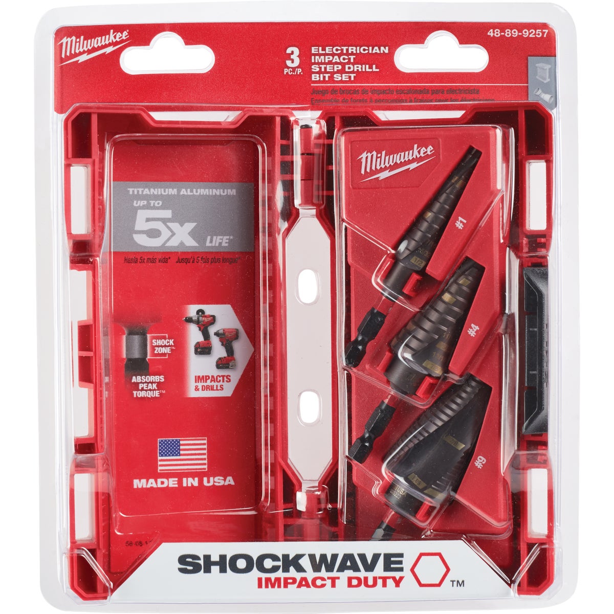 Step Drill Bit Set