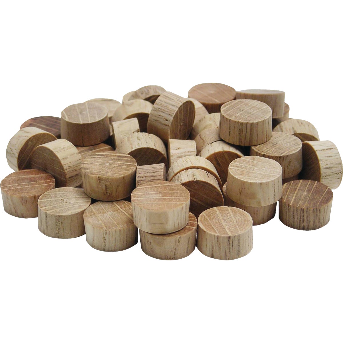 1/2" OAK FLAT HEAD PLUGS