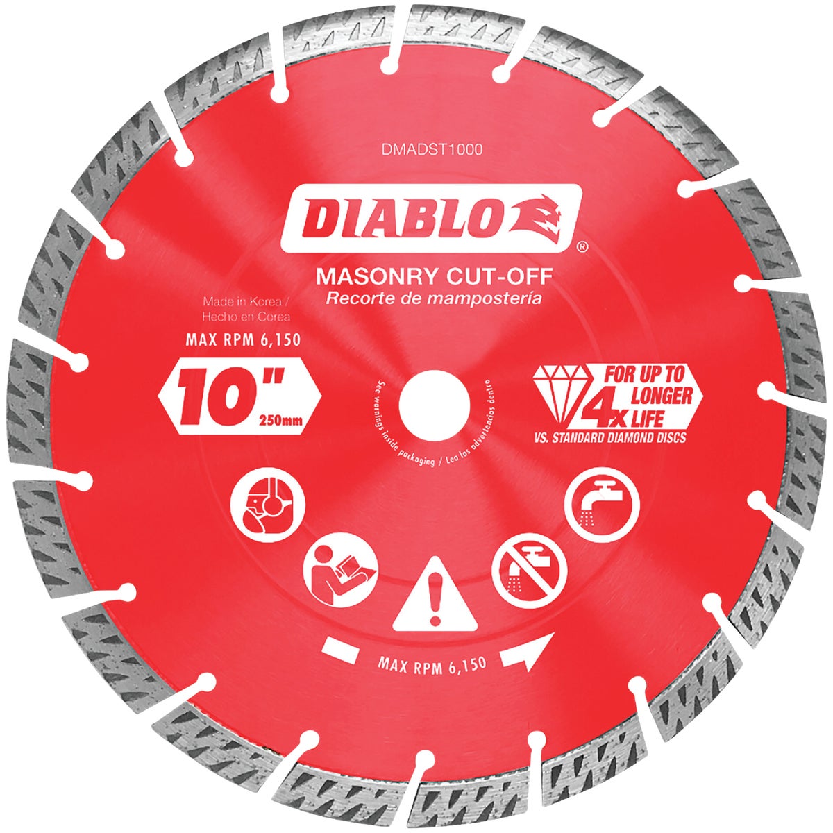 10"  DIAMOND MASNRY DISC