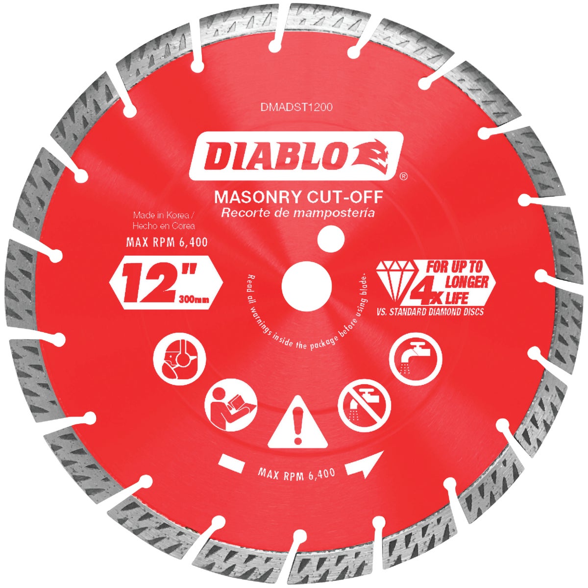 12"  DIAMOND MASNRY DISC