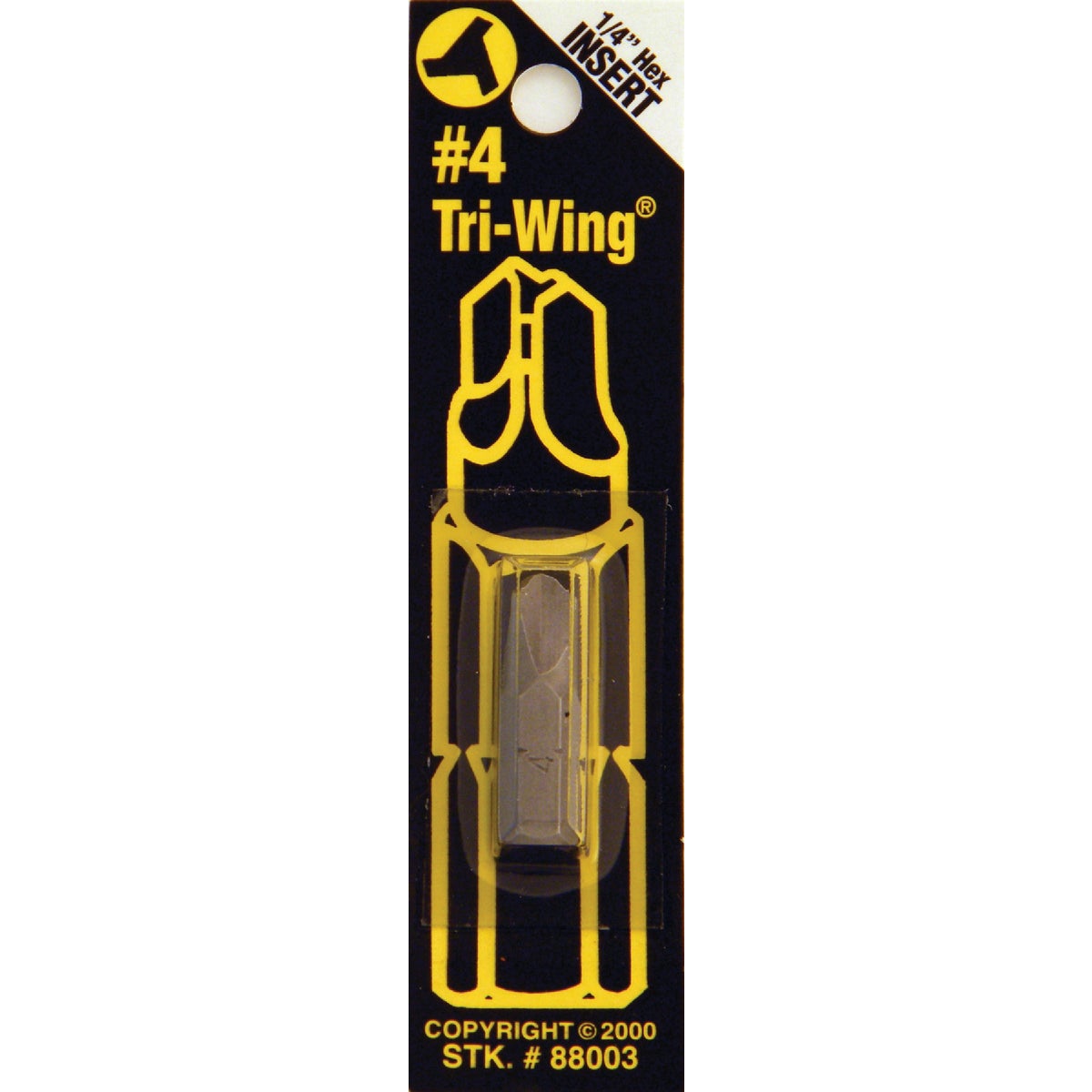 #4 TRI WING SECURITY BIT