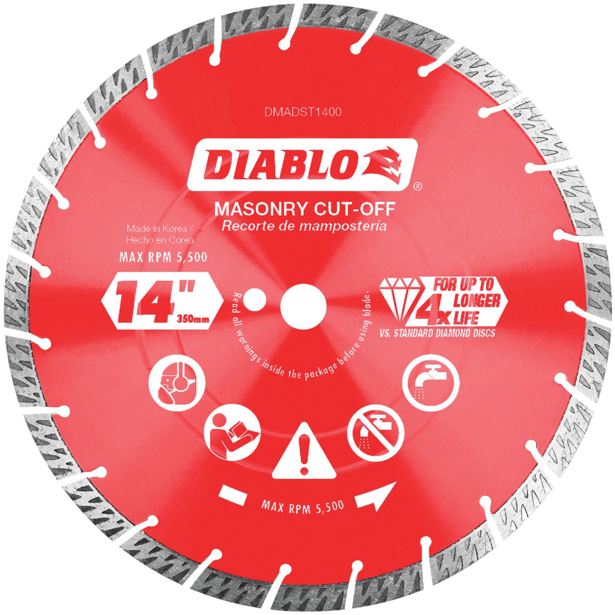 14"  DIAMOND MASNRY DISC