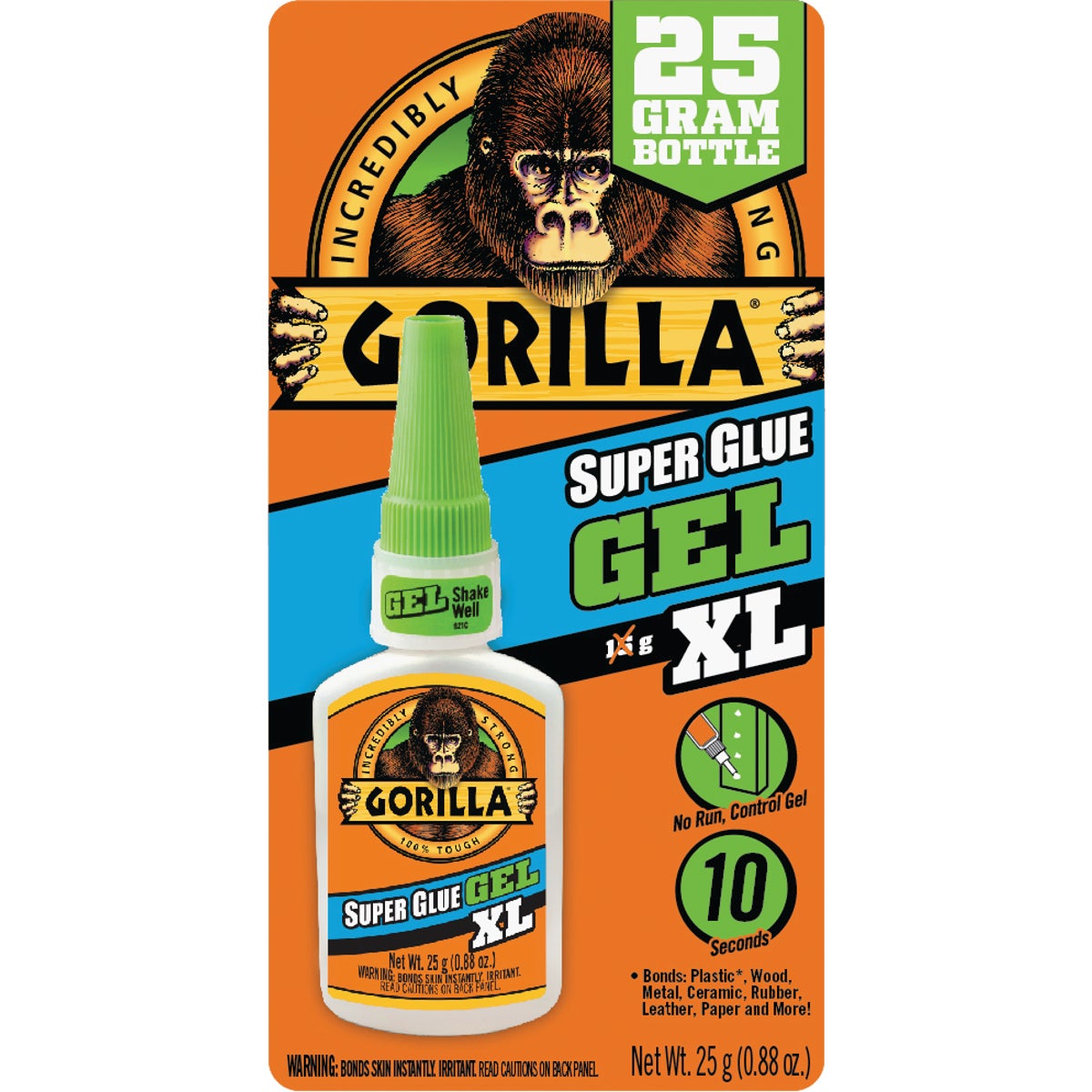Gorilla 0.88 Oz. Gel Super Glue XL 399776