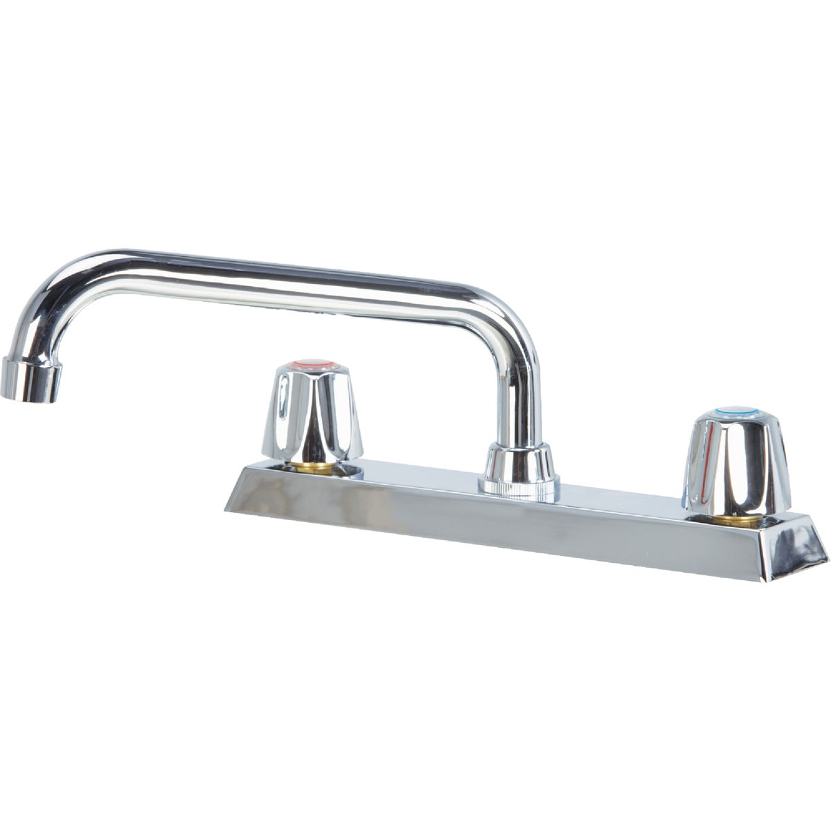 Home Impressions Double Metal Knob Handle Kitchen Faucet Without Sprayer 400671