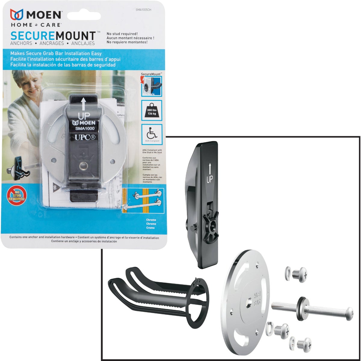CSI SecureMount Grab Bar Mounting Anchor 403311