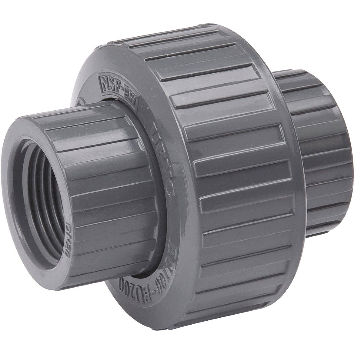 Mueller/ B&K - PVC Gray Threaded Union 3/4