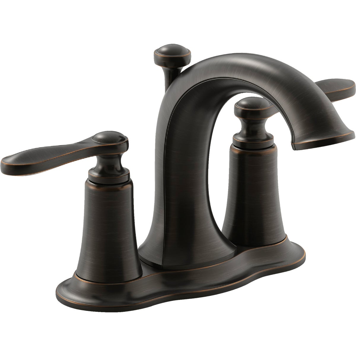 Kohler Linwood 2-Handle 4 In. Centerset Bathroom Faucet With Pop-Up 404355