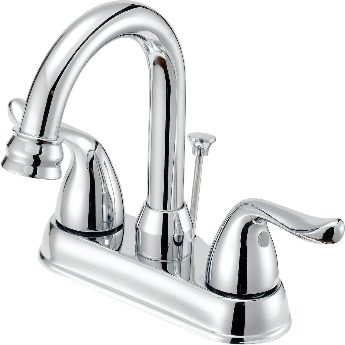 Home Impressions Hi-Arc 2-Handle Bathroom Faucet with Pop-Up 405166