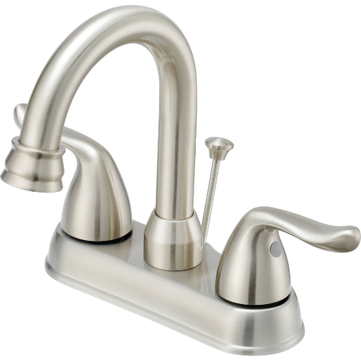 Home Impressions Hi-Arc 2-Handle Bathroom Faucet with Pop-Up 405169