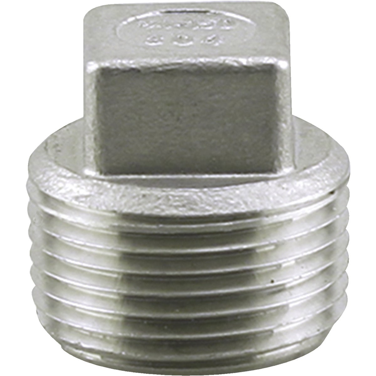 1/4" 304SS SQ HD PLUG