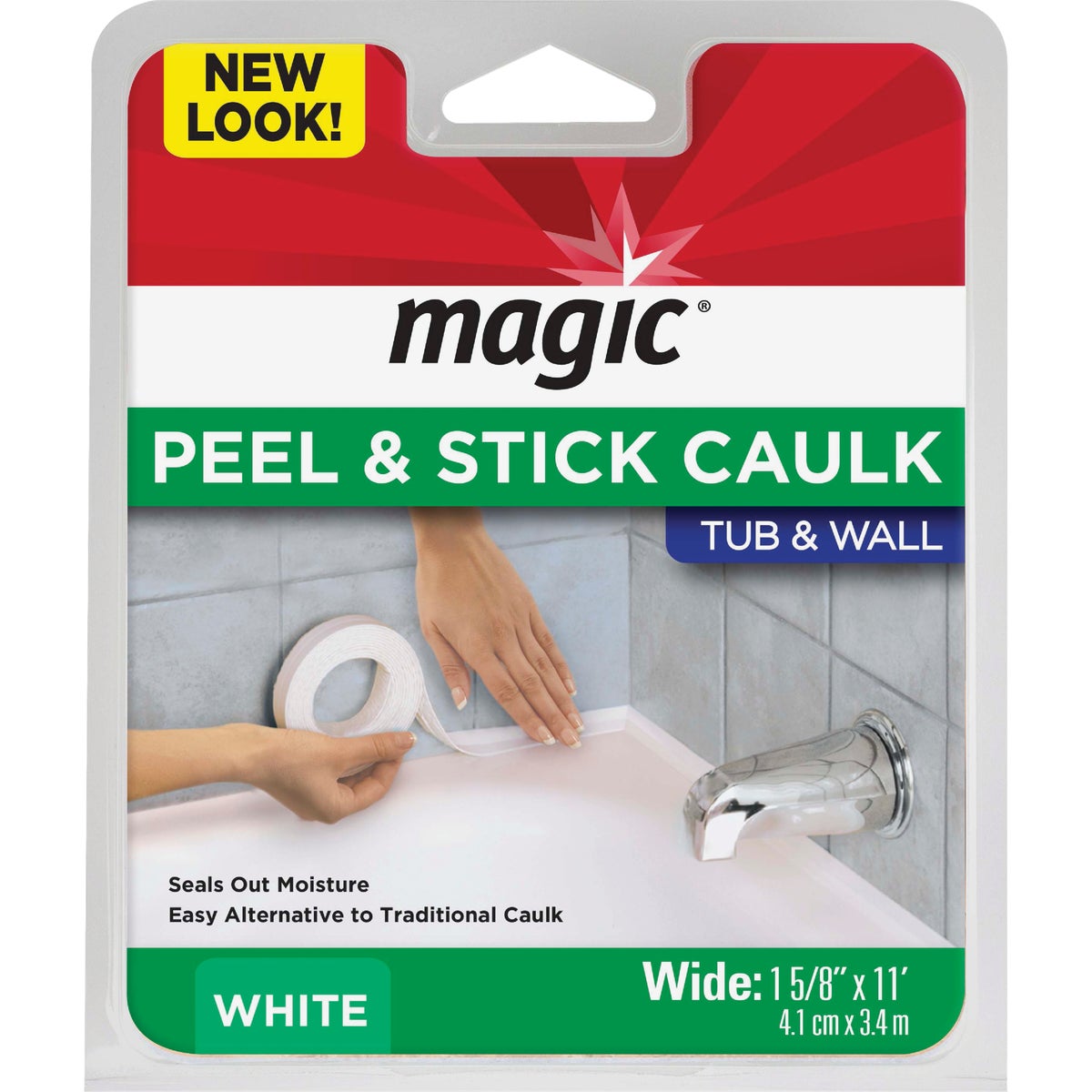 Magic Shower & Wall Caulk Strip 407241