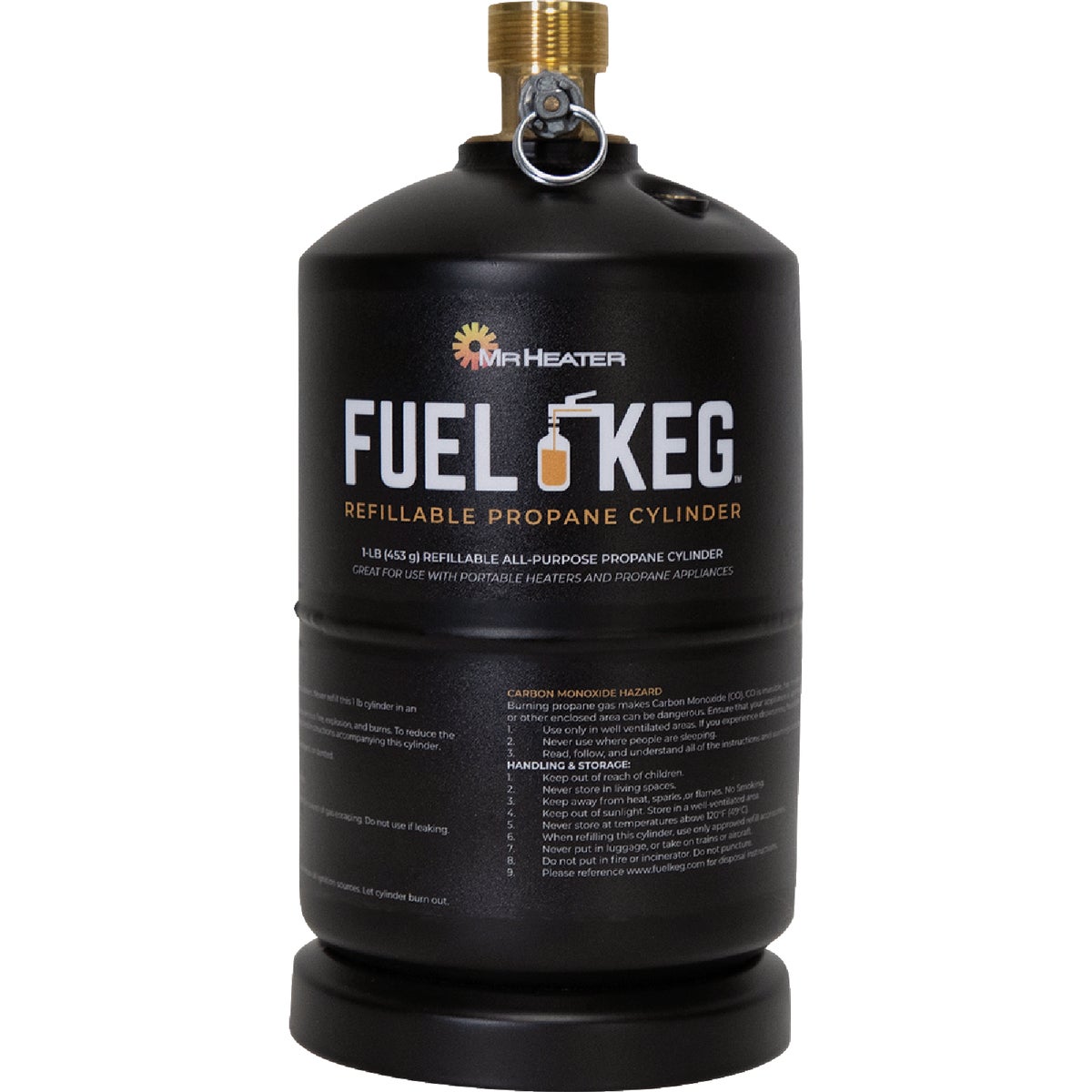 1LB  REFILLABLE FUEL KEG