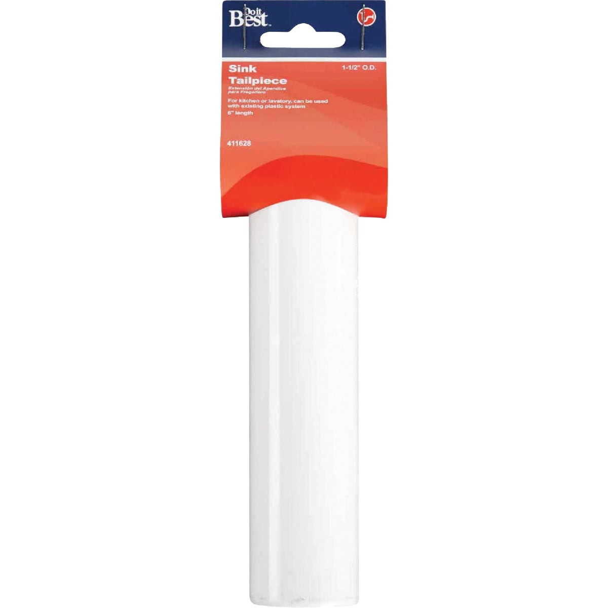 Do it Plastic Flanged Sink Tailpiece 411628