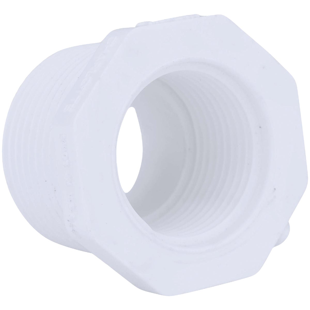 Charlotte Pipe 1 In. MPT x 3/4 In. FPT Schedule 40 PVC Bushing 414115