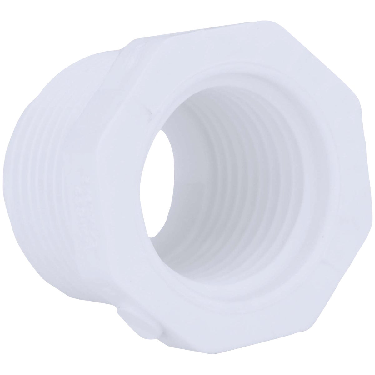 Charlotte Pipe 3/4 In. MPT x 1/2 In. FPT Schedule 40 PVC Bushing 414301