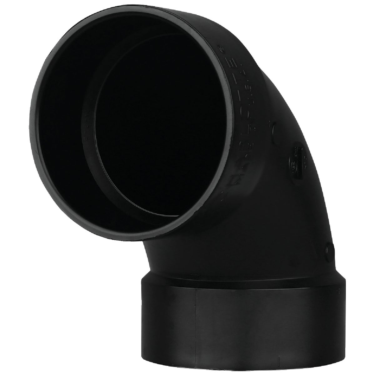 1-1/2"90D ABS SANI ELBOW