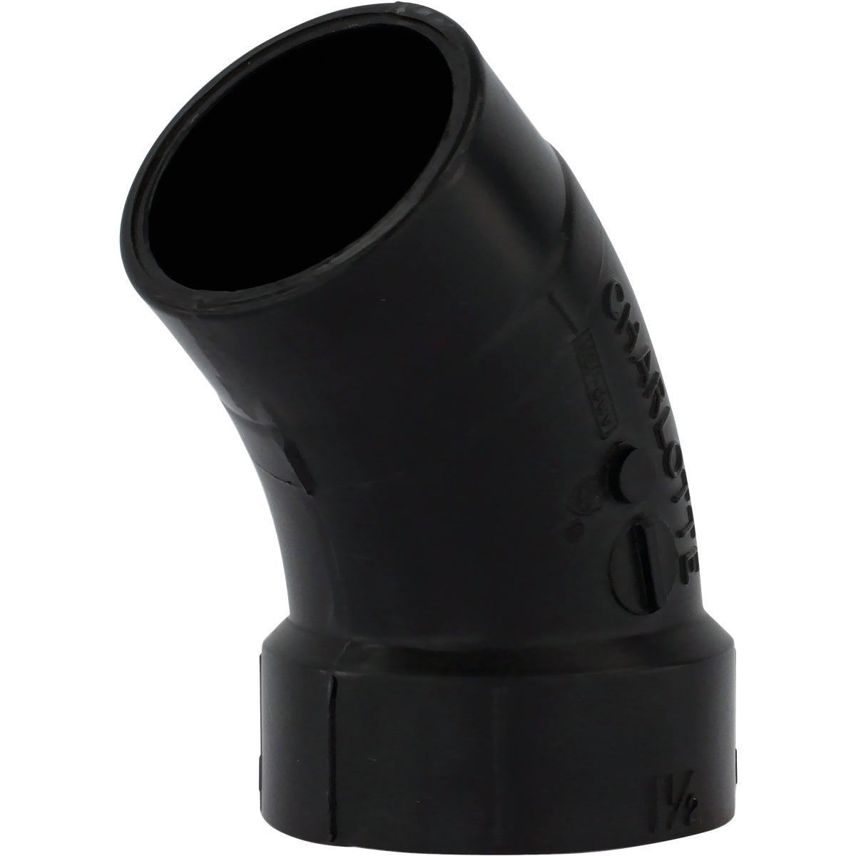 1-1/2" 45D ABS STR ELBOW